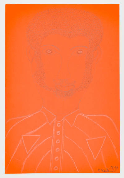 Inez Nathaniel Walker, (1911–1990), “Untitled,” New York, 1973, Pencil, crayon, and felt-tip pe…