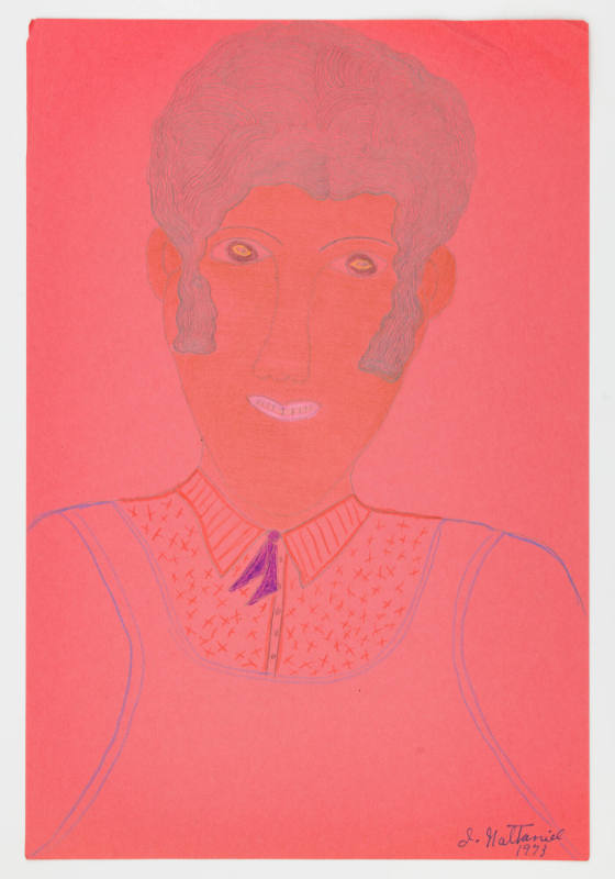 Inez Nathaniel Walker, (1911–1990), “Untitled,” New York, 1973, Pencil, colored pencil, crayon,…