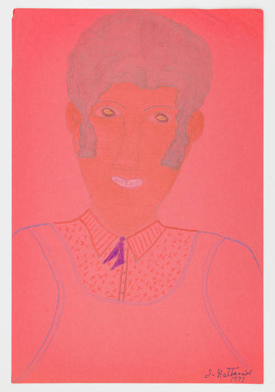 Inez Nathaniel Walker, (1911–1990), “Untitled,” New York, 1973, Pencil, colored pencil, crayon,…