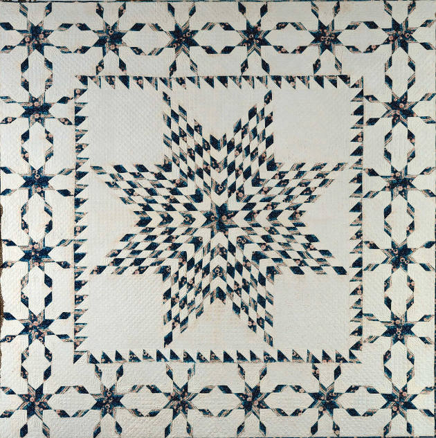 Star of Bethlehem with Star Border Quilt
Artist unidentified
Photo by Gavin Ashworth