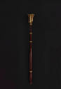 Artist unidentified, “Fraternal Scepter,” United States, 1850–1900, Paint and gold leaf on wood…