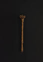 Artist unidentified, “Fraternal Scepter,” United States, 1850–1900, Paint and gold leaf on wood…