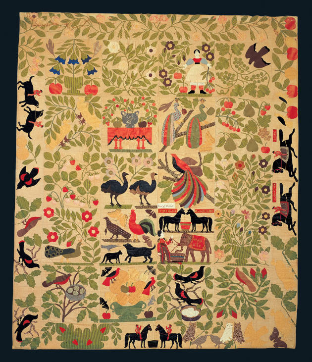 Bird of Paradise Quilt Top 
Artist unidentified
Photo by Gavin Ashworth