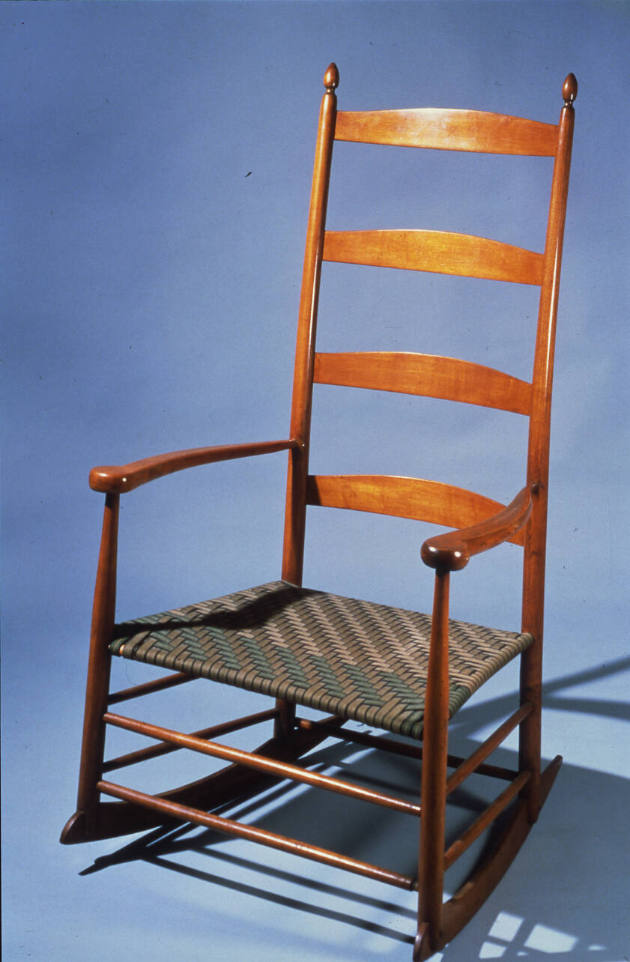 Rocking Chair
Unidentified Shaker Maker
Photographed by Helga Photo Studio