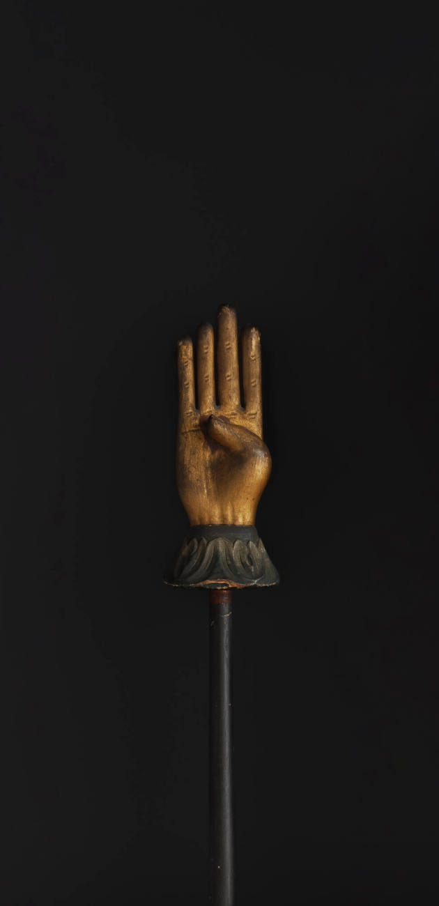 Artist unidentified, “Independent Order of Odd Fellows Heart in Hand Staffs,” United States, 18…