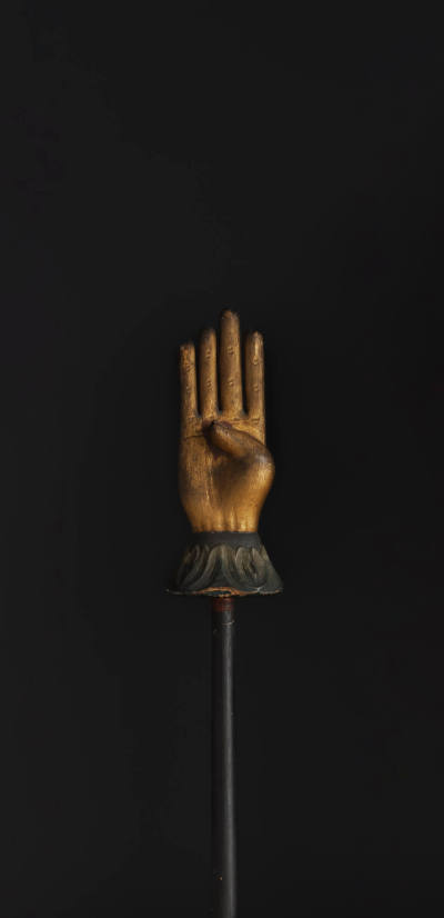 Artist unidentified, “Independent Order of Odd Fellows Heart in Hand Staffs,” United States, 18…