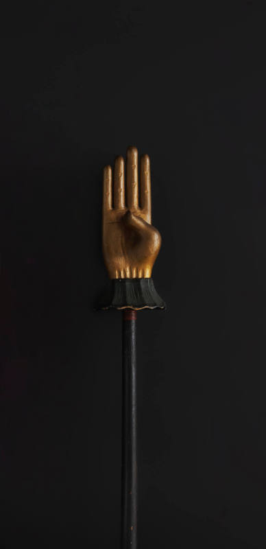 Artist unidentified, “Independent Order of Odd Fellows Heart in Hand Staffs,” United States, 18…