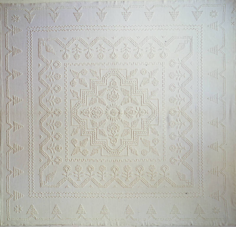 Candlewick Spread
Weaver Unidentified; Initialled "AFX"
Photographed by Helga Photo Studio