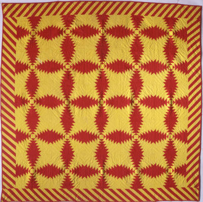 Log Cabin Quilt, Pineapple Variation
Artist unidentified
Photo by Scott Bowron