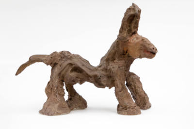 Annie Hooper, 1897–1986, “untitled, donkey,” Buxton, North Carolina, n.d., Driftwood, cement, p…