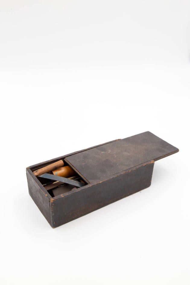 Charles Butler, “Box of carving tools and sharpening stones”, Florida, United States, Mid-20th …