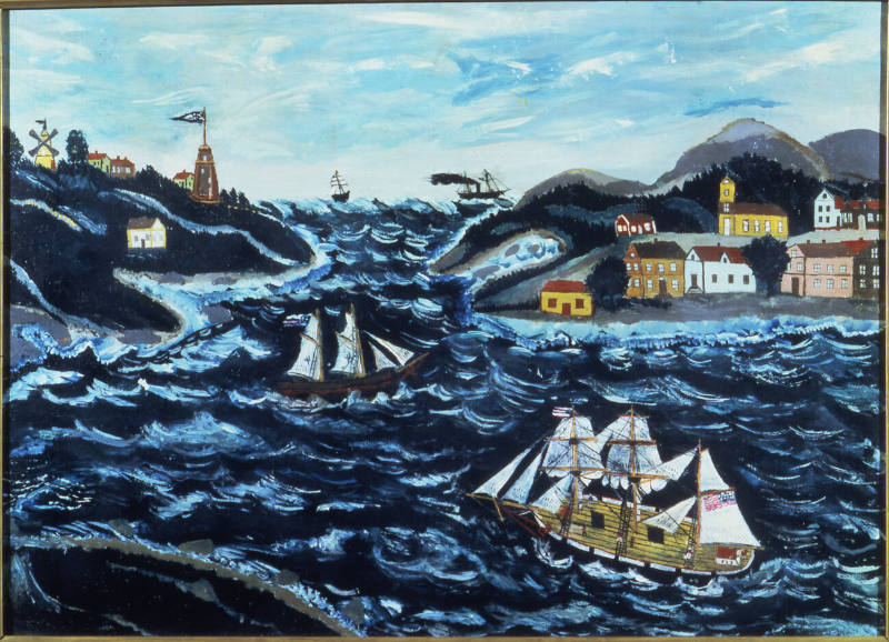 Harbor Scene on Cape Cod
Artist Unknown
Photographer unidentified