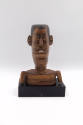 Philip Pellegrino, (1918–1980), Bust/Head, Torrington, Connecticut, 1950–1970, Leather, 9 5/8 x…