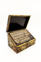 Artist unidentified, (1805-1900), “Box,” United States, c. 1840, Paint on papier mache, 5 1/2 x…
