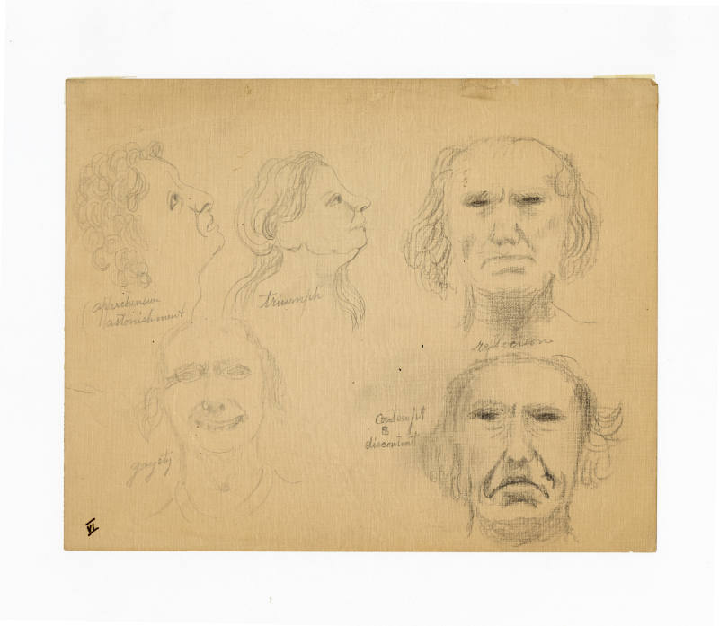 John Kane, (1860–1934), “Untitled”, Pittsburgh, Pennsylvania, n.d., Pencil on cream wove paper,…