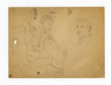 John Kane, (1860–1934), “Untitled (double-sided)”, Pittsburgh, Pennsylvania, n.d., Pencil on dr…