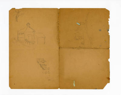 John Kane, (1860–1934), “Untitled (double-sided)”, Pittsburgh, Pennsylvania, n.d., Pencil on ye…