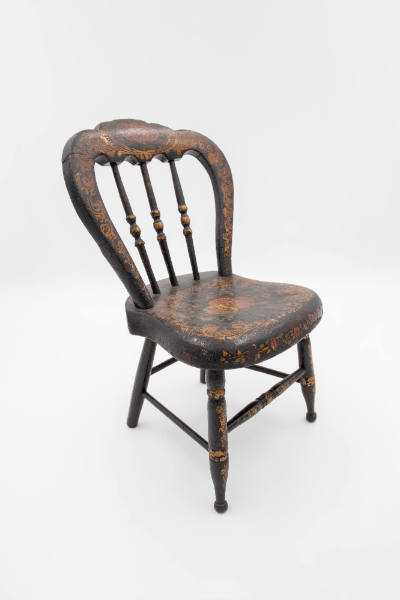 Artist unidentified, “Miniature Chair”, Eastern United States, c. 1850, Paint on wood, 13 1/4" …