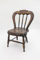 Artist unidentified, “Miniature Chair”, Eastern United States, c. 1850, Paint on wood, 13 1/4" …