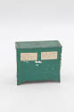 Artist unidentified, “Miniature Chest of Drawers”, United States, n.d., Paint on tinplate, 9 3/…