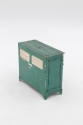 Artist unidentified, “Miniature Chest of Drawers”, United States, n.d., Paint on tinplate, 9 3/…