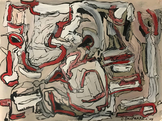 Claude Lawrence, (b. 1944), “Untitled”, Sag Harbor, New York, 2009, Acrylic on paper, 23 × 30 i…