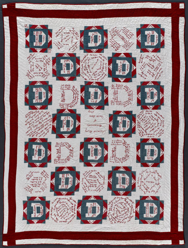 Admiral Dewey Commemorative Quilt
Possibly The Mite Society (Ladies' Aid), United Brethren Chu…