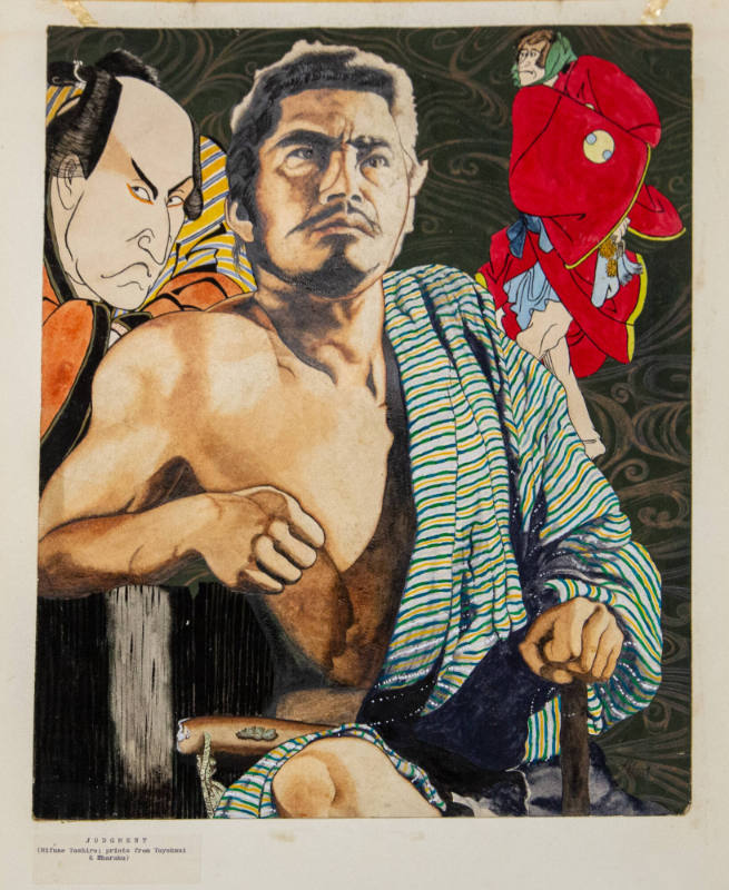 Daniel E. Rohrig, (1911–1969), Judgement (porfolio sheet), United States, 1957, Gouache and ink…
