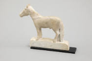 Artist unidentified, “Horse,” United States, c. 1830–1870, Marble, 7 ½ x 9 x 1 in., Collection …