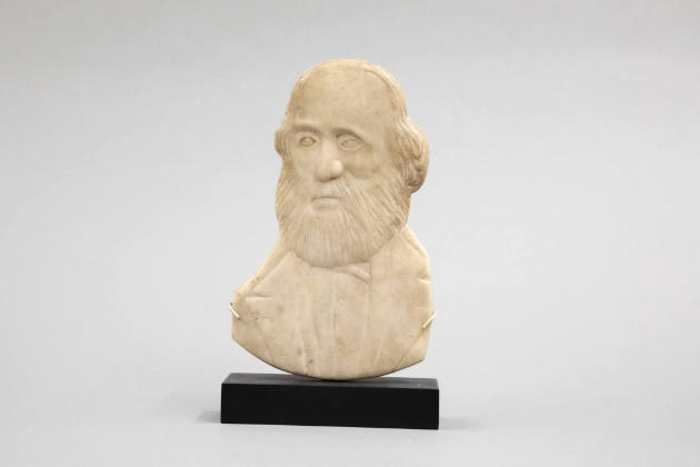 Artist unidentified, “Ulysses Grant,” United States, c. 1865–1890, Marble, 10 3/4 x 6 3/4 x 3/4…