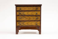 Artist unidentified, Chest of Drawers, Possibly Maine, 1800–1825, Paint on wood, 14 x 12 x 5 in…