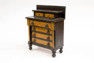Artist unidentified, Chest of Drawers, Possibly Maine, c. 1830, Paint on wood, 19 x 11 x 7 in.,…
