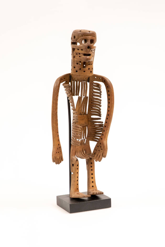 Philip Pellegrino, (1918–1980), Untitled (Skeleton), United States, 1950–1970, Leather, 12 1/4 …