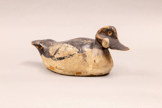 Artist unidentified, “Goldeneye,” United States, 20th Century, Paint on wood, 6 × 15 × 6 in., C…