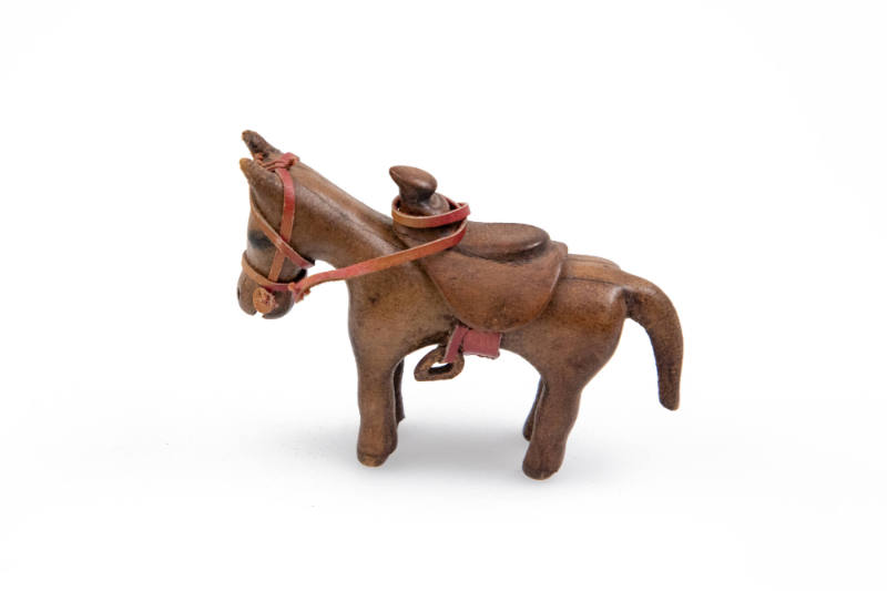 Philip Pellegrino, (1918–1980), “Horse”, Torrington, Connecticut, 1950–1970, Leather, 2 3/8 x 1…