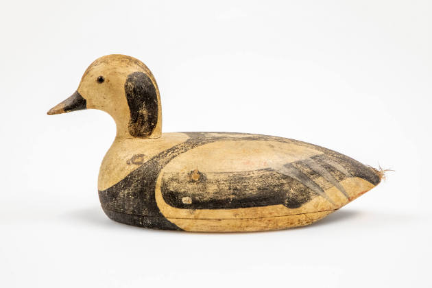 David Goodspeed, (1862–1943), “Old Squaw Drake”, Duxbury, Massachusetts, c. 1890, Paint on wood…
