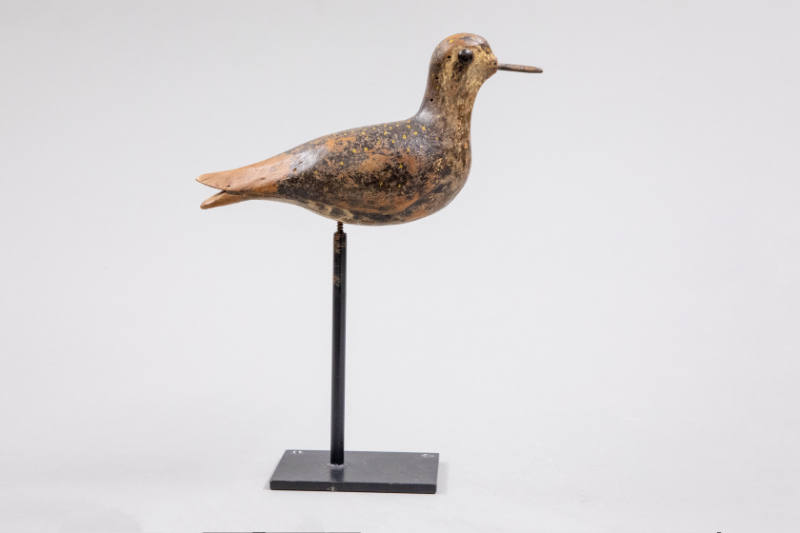 Artist unidentified, “Plover”, Nantucket, Massachusetts, 1880, Paint on wood, 5 × 9 × 2 1/4 in.…