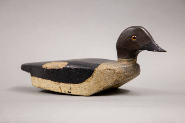 Artist unidentified, “Goldeneye Hen”, St. Lawrence River, New York, 20th century, Paint on wood…