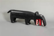 Minnie Adkins, “Bear”, Isonville, Kentucky, United States, 2000, Paint on wood, 14 x 38 x 7 in.…