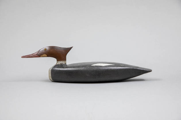 John Dawson, (1889–1959), “Merganser Hen”, Trenton, New Jersey, c. 1920, Paint on wood, 5 1/2 ×…