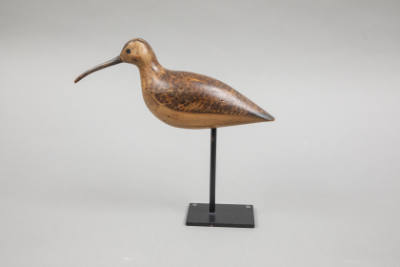 Harry V. Shourds, (1861–1920), “Curlew”, Tuckerton, New Jersey, c. 1900, Paint on wood, 13 × 15…