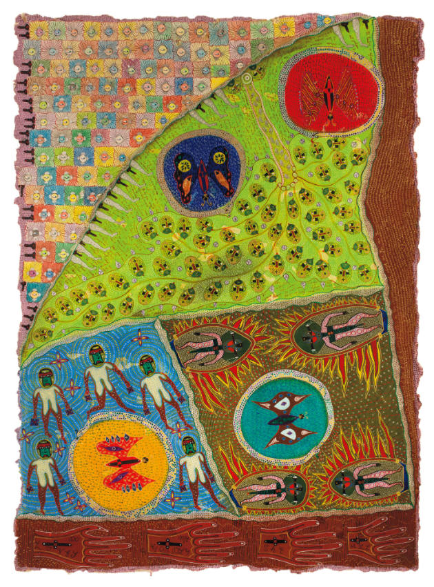 Domenico Zindato, “Untitled”, Cuernavaca, Mexico, n.d., Ink and acrylic on handmade paper, 28 1…