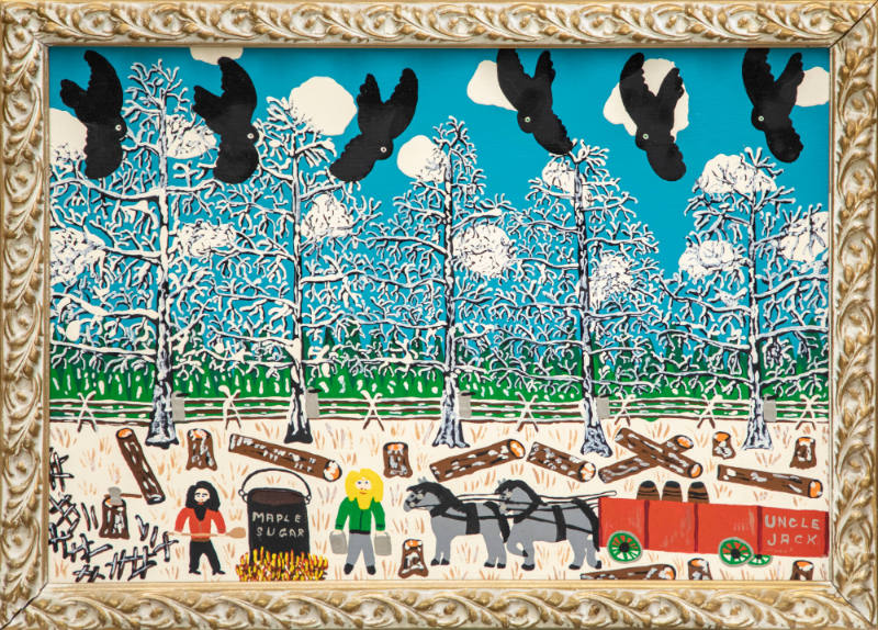John William "Uncle Jack" Dey,  “Maple Sugar”, Richmond, Virginia, n.d., Car lacquer on wood pa…