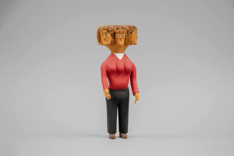 Sultan Rogers,  “Untitled”, Syracuse, New York, n.d., Paint on wood, 12 x 4 x 4 in., Collection…