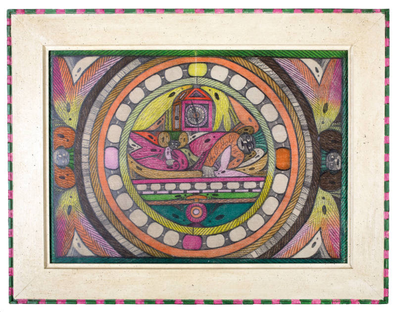 Adolf Wölfli, “Untitled (double-sided)”, Bern, Switzerland, 1928, Graphite and colored pencil o…