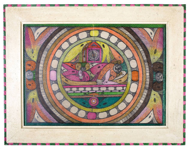 Adolf Wölfli, “Untitled (double-sided)”, Bern, Switzerland, 1928, Graphite and colored pencil o…
