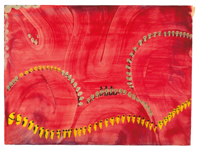 Eugen Gabritschevsky, “Untitled”, Haar, Germany, 1957, Gouache and watercolor on paper, 12 x 15…