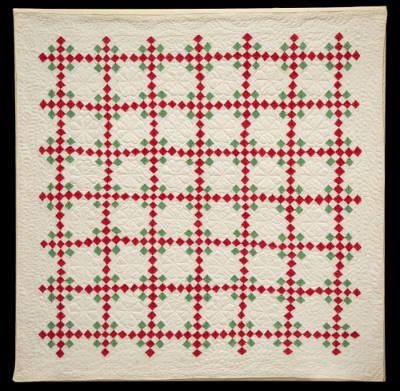 Artist unidentified, “25 Patch Quilt”, United States, c. 1890, Cotton, 36.5 x 37 in., Collectio…