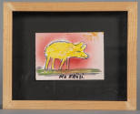 Hans Krüsi,  “Untitled”, St. Gallen, Switzerland, n.d., Spray paint, felt paint, and felt tip p…
