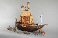 Artist unidentified, “Noah's Ark”, United States, n.d., Paint on wood, 39 × 45 1/2 × 14 in., Co…